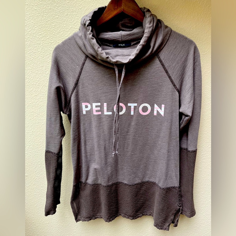 Peloton Nux funnel neck long sleeve with mesh details size M